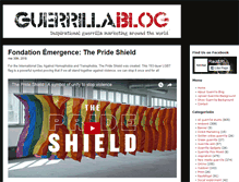 Tablet Screenshot of guerrillablog.com